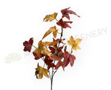 LEA0077 Artificial Maple Foliage 79cm Autumn Style | ARTISTIC GREENERY