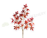 LEA0129 Faux Red Maple Branch 96cm | ARTISTIC GREENERY