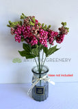 SP0094 Small Berries Bunch 40cm Pink | ARTISTIC GREENERY