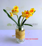 SP0443 Small Daffodil Bunch 34cm Latex | ARTISTIC GREENERY