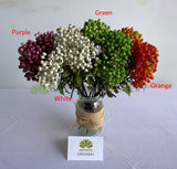 SP0444 Artificial Hypericum Buds 33cm (3 stems) Available in 4 Colours | ARTISTIC GREENERY