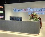 Shaw and Partners Perth - Reception Flower Arrangement & Greenery for Built-in Shelves| ARTISTIC GREENERY