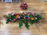 For Hire - Spring Colourful Bridal Table Centrepiece 170cm (Code: HI0017)