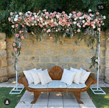 For Hire - Rustic Floral Backdrop 300cm wide x  240cm tall (adjustable) Code: HI0028