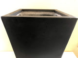 Tapered Fiberglass Planter (Code: FG55018-60) Black / White Artistic Greenery