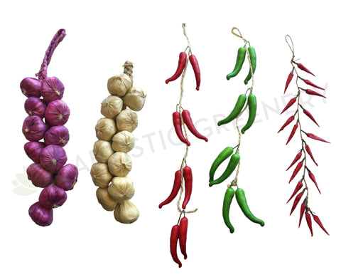 ACC0082 Artificial Garlic and Chilli