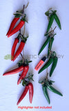 ACC0082-S85 Artificial Strand of Chilli 60cm Red / Green | ARTISITC GREENERY