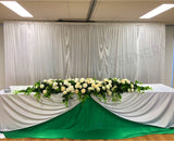 For Hire - White Backdrop & Bridal Centrepiece