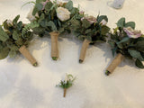 Round Bouquet - Rustic Style Roses - Chris B
