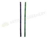 DS0024 Bamboo Stick 127cm Eggplant / Green