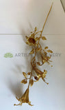 DS0047S Glitter Lily Stem 71cm Gold | ARTISTIC GREENERY