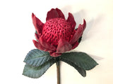 F-ASB-W-01 Waratah Real Touch 79cm Red (Australian Native Flower)