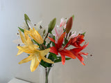 F0091 Silk Oriental Lily 65cm 5 Colours | ARTISTIC GREENERY