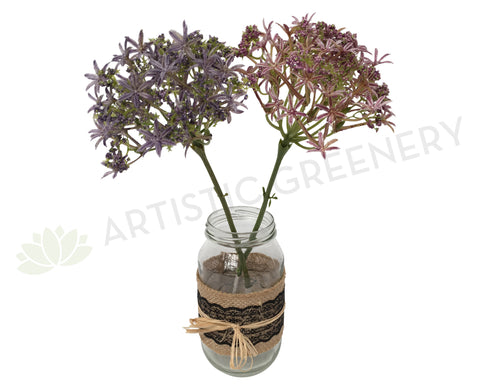 F0167 Star Laceflower 32cm Purple / Pink