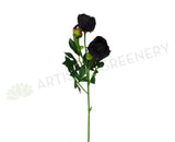 F0213 Peony Spray 65cm Dark Purple