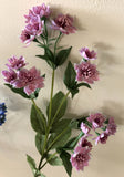 F0224 Astrantia Spray 83cm Pink / Purple / Blue