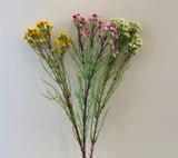 F0301 Artificial Austrlaian Wax Flower Spray 78cm Yellow / Pink | ARTISTIC GREENERYF0301 Artificial Austrlaian Wax Flower Spray 78cm Yellow / Pink | ARTISTIC GREENERY