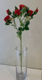 F0304 Faux Small Red Rose Spray 63cm High Quality Fake Rose | ARTISTIC GREENERY