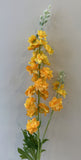 ORANGE - F0317 Artificial Delphinium Stem 86cm White / Orange | ARTISTIC GREENERY