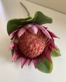 Mauve - F0320 Silk King Protea Single Stem 65cm 3 Colours | ARTISTIC GREENERY