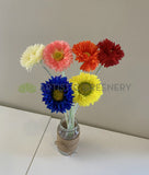 F0323 Silk Small Gerbera Daisy Stem 43cm Artificial gerbera flower Perth Australia | ARTISTIC GREENERY