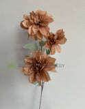 F0345 Artificial Dahlia Spray 73cm Rustic Pink | ARTISTIC GREENERY