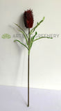 F0352 Artificial Banksia Stem 72cm Dark Red | ARTISTIC GREENERY