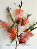 F0353 Artificial Bottle Brush / Callistemon 79cm Red | ARTISTIC GREENERY