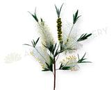F0353 Artificial Bottle Brush / Callistemon 79cm Cream | ARTISTIC GREENERY