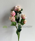 F0366 Imitation Rose Spray 62cm Pink | ARTISTIC GREENERY