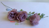 Mauve - F0367 Silk Elegant Rose Spray 87cm 5 Colours | ARTISTIC GREENERY