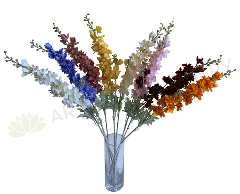 F0368 Delphinium / Stock Flower 85cm 8 Colours