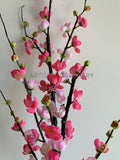 F0371 Artificial Cherry Blossom Branch 120cm Bright Pink | ARTISTIC GREENERY