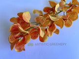 F0392 Silk Mokara Orchid Spray 82cm Orange | ARTISTIC GREEENERY