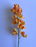 F0392 Silk Mokara Orchid Spray 82cm Orange | ARTISTIC GREEENERY