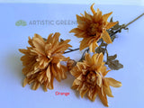 F0398 Artificial Dahlia Spray 105cm 3 Colours | ARTISTIC GREENERY