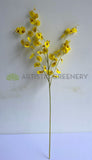 F0400 Dancing Lady Orchid / Oncidium Orchid (Real Touch) 86cm Yellow | ARTISTIC GREENERY