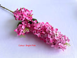 F0404 Hyacinth / Stock Flower Stem 76cm 5 Colours