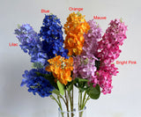 F0404 Hyacinth / Stock Flower Stem 76cm 5 Colours