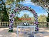 For Hire - Round Arch Decorated With Flowers 260cm Height