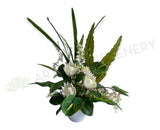 FA1072W - Protea Sugarbushes & Anthuriums Floral Arrangement 80cm Tall | ARTISTIC GREENERY