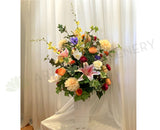 FA1094 - Vibrant Colur Flowers Arrangement (80cm Height) - Natasha | ARTISTIC GREENERY