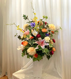 FA1094 - Vibrant Colur Flowers Arrangement (80cm Height) - Natasha | ARTISTIC GREENERY