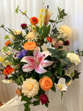 FA1094 - Vibrant Colur Flowers Arrangement (80cm Height) - Natasha | ARTISTIC GREENERY