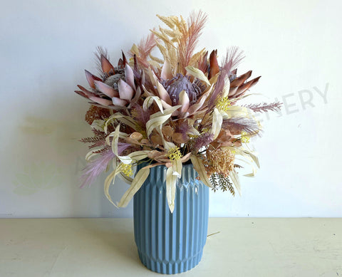 FA1122 - Dried Flower Look Arrangement (65cm Height) Natural Colour | ARTISTIC GREENERY