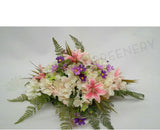 Graveside Flower Flat Style 50cm Diameter - SYM0006