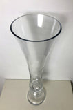 Trumpet Shaped Glass Vase (Code: GVTRUMP)