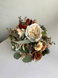 Dried Flower Style Faux Teardrop Bouquet - Rustic Style - Shiran X | ARTISTIC GREENERY