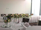 For Hire - White & Pink Bridal Table Centrepiece 200cm (Code: HI0008)