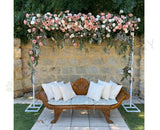 For Hire - Rustic Floral Backdrop 300cm wide x  240cm tall (adjustable) Code: HI0028